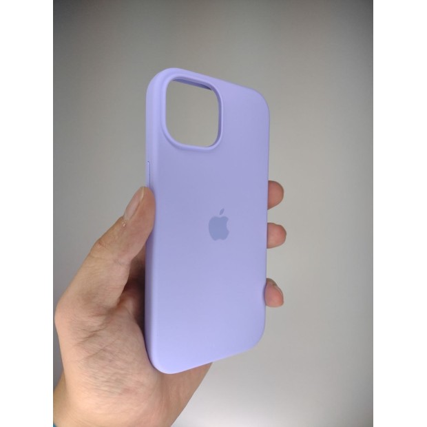 Силіконовий оригінальний круглий чохол для Apple iPhone 15 (43) Glycine