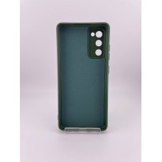 Силикон Original Samsung Galaxy S20 FE (ShutCam) (Тёмно-зелёный)