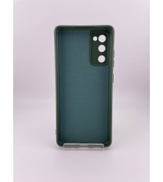 Силікон оригінальний Samsung Galaxy S20 FE (ShutCam) (темно-зелений)