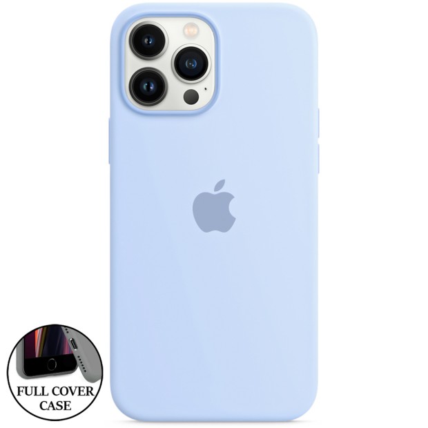 Силіконовий круглий чохол Original для Apple iPhone 15 Pro Max (15) Ліловий