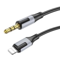 Кабель AUX Borofone BL19 (3,5 to Lightning) (1m) (Чёрный)