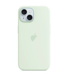 Чохол Silicone Case with MagSafe Apple iPhone 15 (м'яка м'ята)