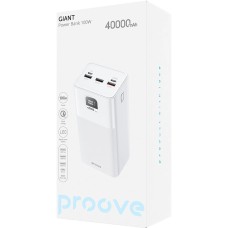 PowerBank Proove Giant 100W 40000mAh (Білий)