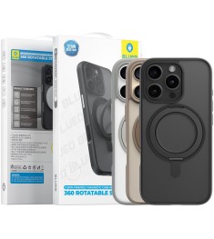 Накладка Blueo Skin Friendly 360 Rotatable Stand with MagSafe Apple iPhone 16 Pl..