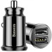 АЗУ-адаптер Baseus Grain Car Charger CCALL-ML01 3.1A 2USB (Чёрный)