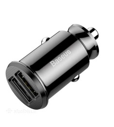 АЗУ-адаптер Baseus Grain Car Charger CCALL-ML01 3.1A 2USB (Чёрный)