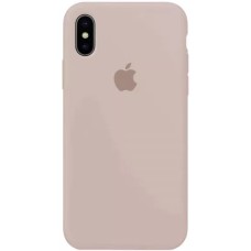 Силикон Original Round Case Apple iPhone X / XS (76) Chalk Pink