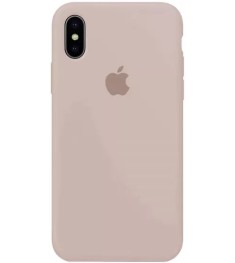 Силіконовий оригінальний чохол круглої форми для Apple iPhone X  /  XS (76) в ко..