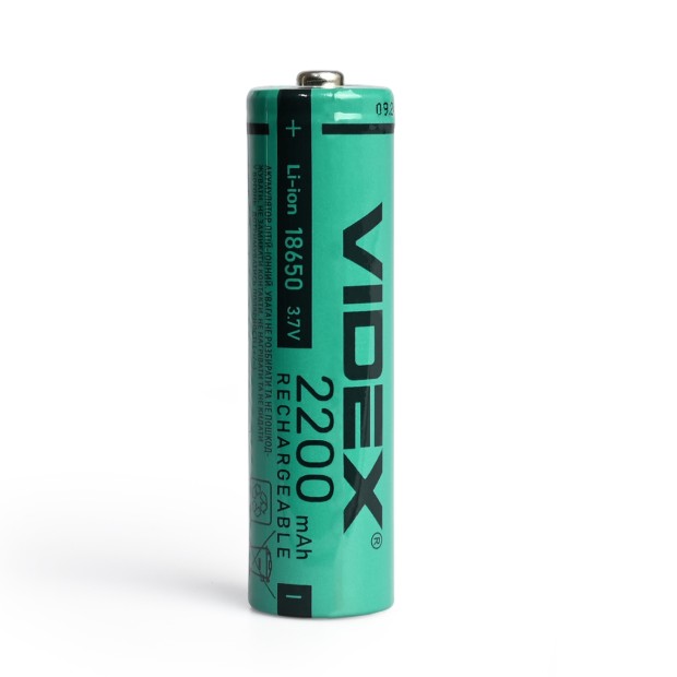 Акумулятор Videx Li-Ion 18650 2200mAh (з захистом)