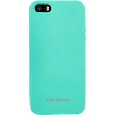 Силіконовий чохол Molan Shining для Apple iPhone 5  /  5s (Бірюзовий)