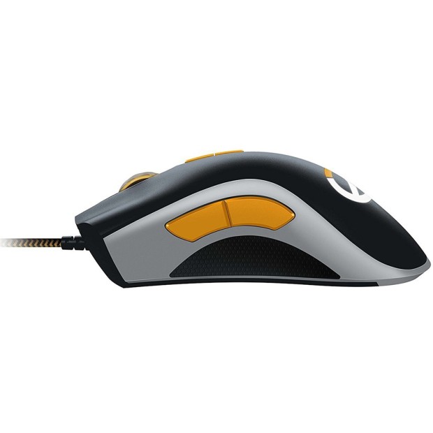 Мышь проводная игровая Razer DeathAdder Chroma Overwatch Elite (Чёрно-стальной)