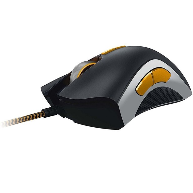 Мышь проводная игровая Razer DeathAdder Chroma Overwatch Elite (Чёрно-стальной)