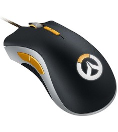 Мышь проводная игровая Razer DeathAdder Chroma Overwatch Elite (Чёрно-стальной)