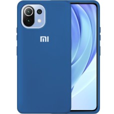 Силикон Original 360 Case Logo Xiaomi Mi 11 (Кобальт)