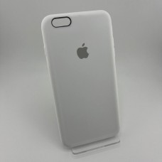 Силіконовий оригінальний чохол округлої форми для Apple iPhone 6 Plus  /  6s Plus (06) білий.