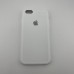 Силіконовий оригінальний чохол округлої форми для Apple iPhone 6 Plus  /  6s Plus (06) білий.