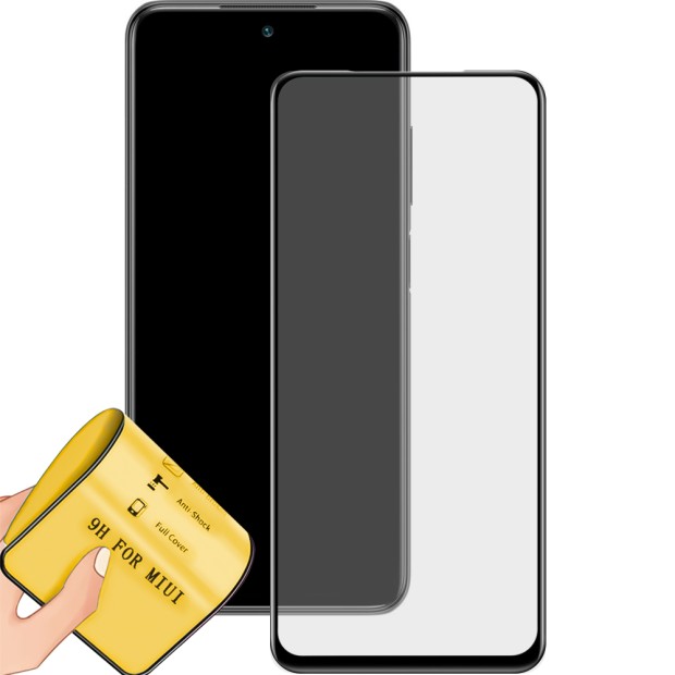 Захисне скло 5D Matte Ceramic для Xiaomi Redmi Note 10 5G Black