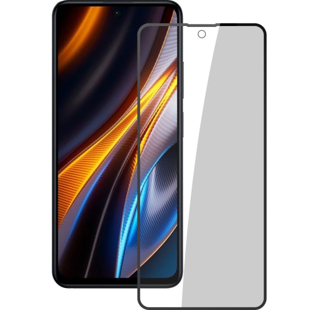 Захисне скло 5D Ceramic Xiaomi Poco X4 Чорне