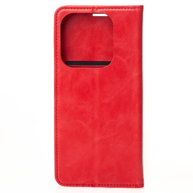 Чохол-книжка Leather Elegant Xiaomi Redmi Note 14 5G (Червоний)