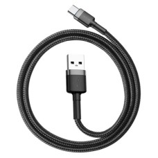 USB-кабель Baseus Cafule Special Edition 2А (2m) (Type-C) (Чёрный/Серый) CATKLF-CG1