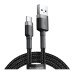 USB-кабель Baseus Cafule Special Edition 2А (2m) (Type-C) (Чёрный/Серый) CATKLF-CG1