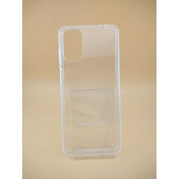 Силіконова накладка WS для Motorola Moto G22 (Прозора)