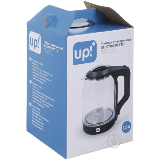 Електричний чайник UP! EK1880 (Товар зі знижкою, Grade A) DL