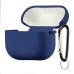 Чехол для наушников Full Silicone Case with Microfiber Apple AirPods 3 (09) Midnight Blue