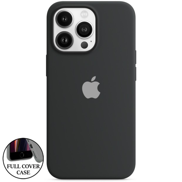 Силікон Original Round Case Apple iPhone 13 Pro (07) Black