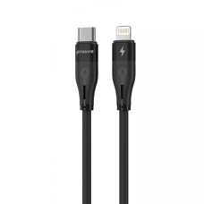USB-кабель Proove Soft Silicone 27W (1m) (Type-C to Lightning) (Black)