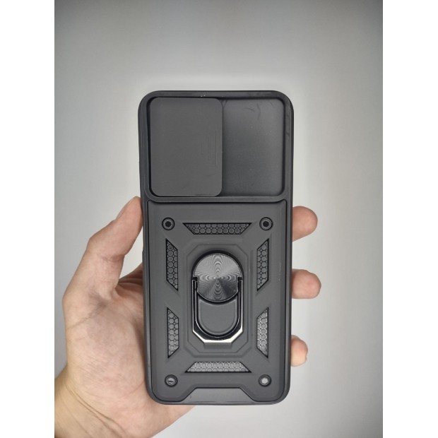 Бронь-чехол Ring Serge Armor Case Xiaomi Poco M5 (Чёрный) Бронь-чехол Ring Serge Armor Case Xiaomi Poco M5 (Чёрный)