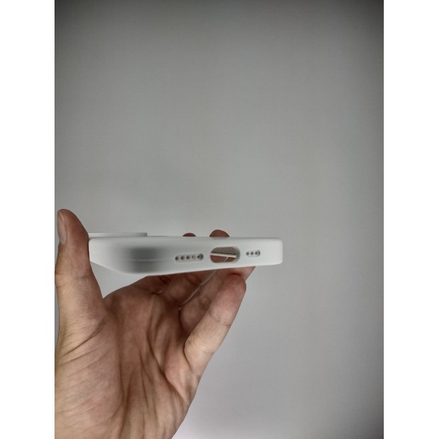 Силіконовий чохол Original Round для Apple iPhone 14 Plus (06) білий.