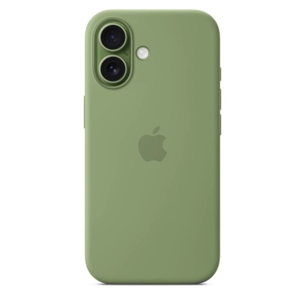 Чехол Silicone Case with MagSafe Apple iPhone 17 (Light Moss)