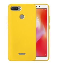 Силіконовий оригінальний 360 чохол для Xiaomi Redmi 6 (жовтий)