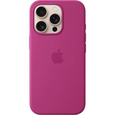 Чехол Silicone Case with MagSafe Apple iPhone 16 Pro (Fuchsia) (Original)