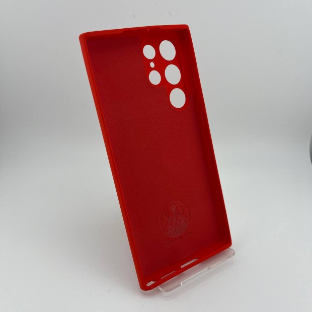 Силікон оригінальний Samsung Galaxy S22 Ultra (ShutCam) (Червоний)