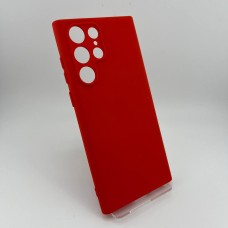 Силікон оригінальний Samsung Galaxy S22 Ultra (ShutCam) (Червоний)