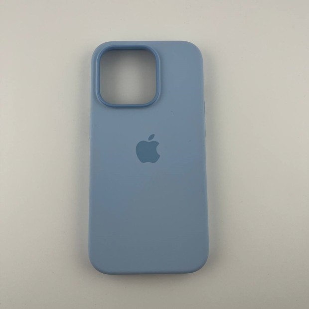 Чохол Silicone Case with MagSafe Apple iPhone 14 Pro (Небесний)