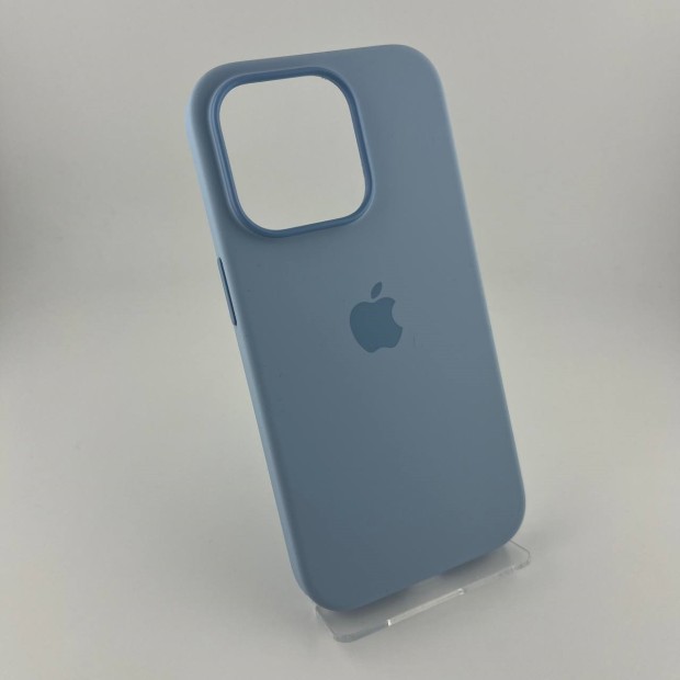 Чохол Silicone Case with MagSafe Apple iPhone 14 Pro (Небесний)