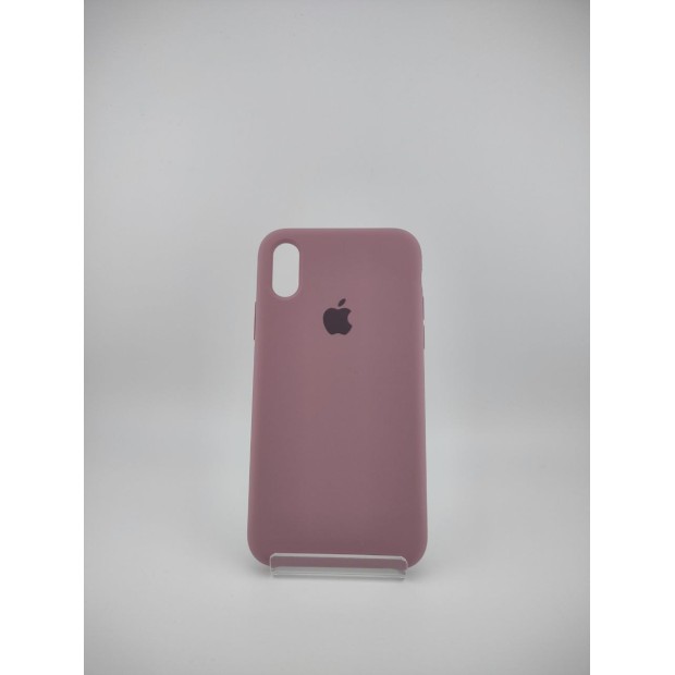Силикон Original Case Apple iPhone X / XS (01) Bilberry