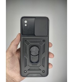 Броньований чохол Ring Serge Armor Case Xiaomi Redmi 9A (ShutCam) (Чорний)