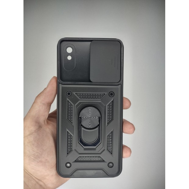 Броньований чохол Ring Serge Armor Case Xiaomi Redmi 9A (ShutCam) (Чорний)
