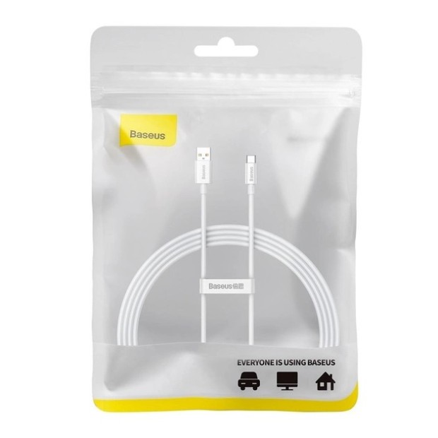 USB-кабель Baseus Superior 100W (1.5м) (Type-C) (Білий) P10320102214-02