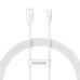 USB-кабель Baseus Superior 100W (1.5м) (Type-C) (Білий) P10320102214-02