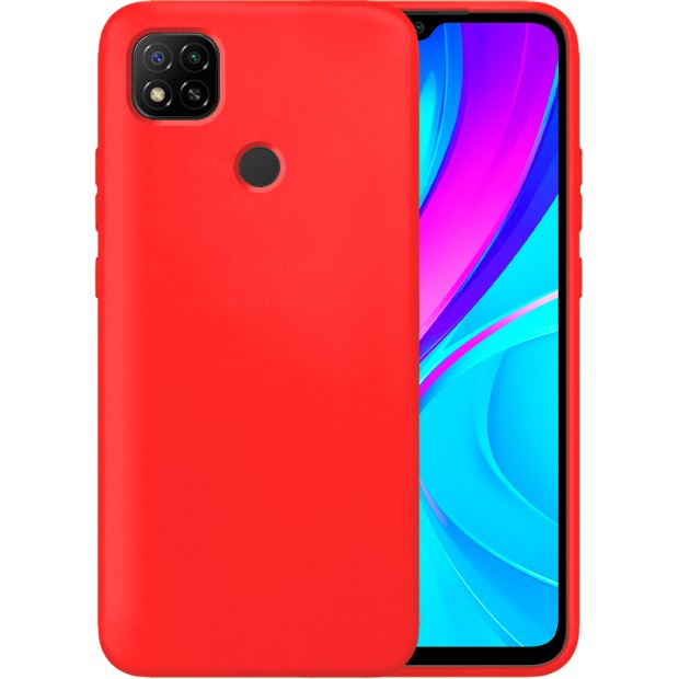 Силіконовий Original 360 чохол для Xiaomi Redmi 9C  /  10A (Червоний)