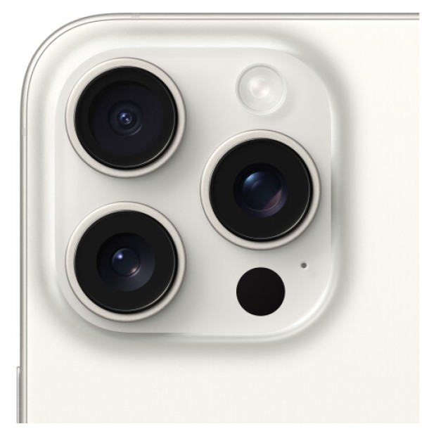 Мобільний телефон Apple iPhone 15 Pro 128Gb (White Titanium) (Grade A) 90% Б / У O