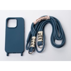 Cord Case Overlay для Apple iPhone 15 Pro Max (Синій)