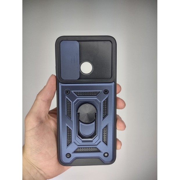 Книжка-чохол Ring Serge Armor для Xiaomi Redmi 10C (ShutCam) (Синій)