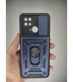 Книжка-чохол Ring Serge Armor для Xiaomi Redmi 10C (ShutCam) (Синій)