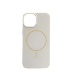 Силикон Original Round Case with MagSafe Apple iPhone 13 / 14 (06) White